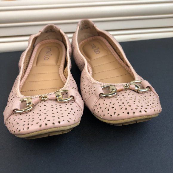 Me Too Blush Flats with Metallic Accents - Picture 4 of 12
